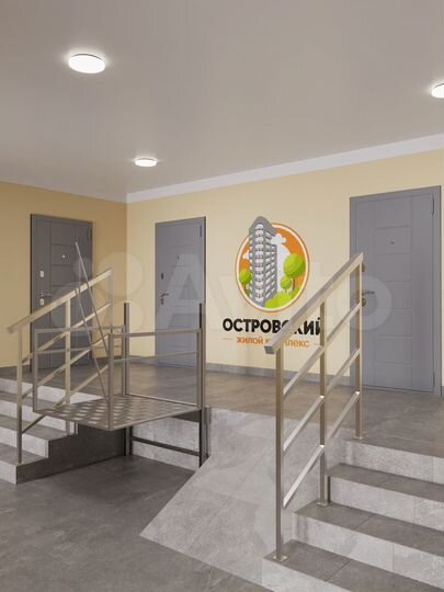 2-к. квартира, 66,6 м², 3/12 эт.