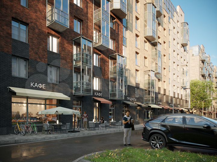 Квартира-студия, 28,7 м², 9/9 эт.