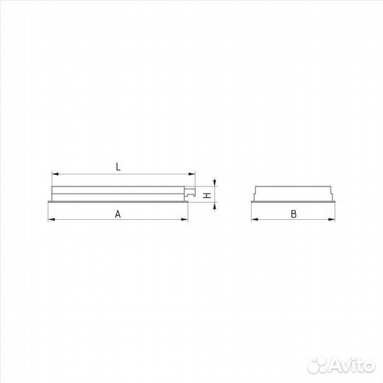 Светильник лво04-2х36-011 PRS