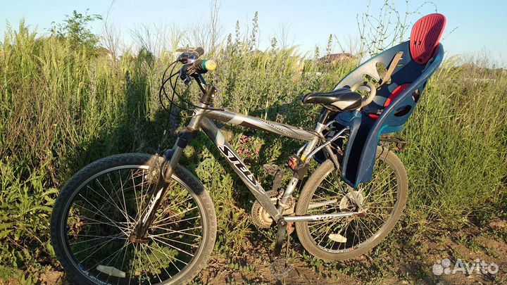 Детское кресло для велосипеда прогулочное до 22 кг