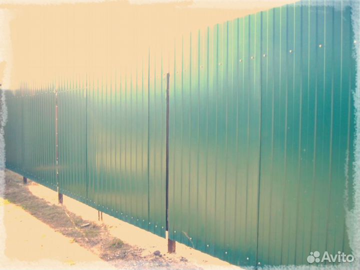Забор из профнастила