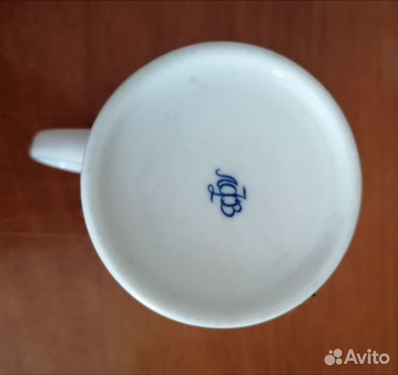 Антикварная фарфоровая чашка Ленинград Лфз