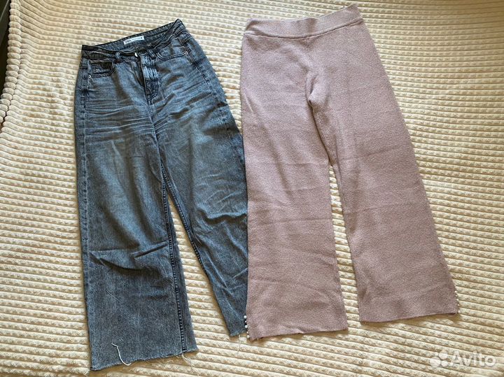 Женские вещи пакетом 42-46 (джинсы Zara, платье)