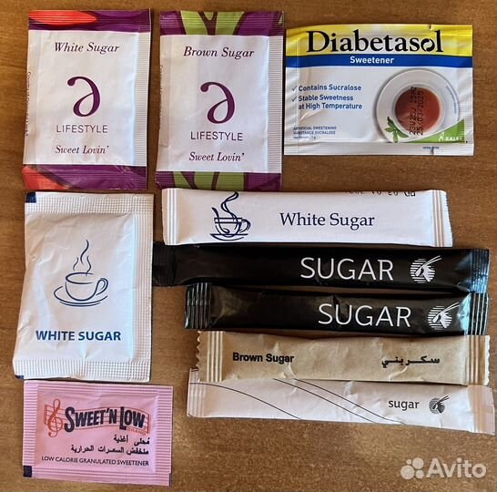 Сахарные пакетики