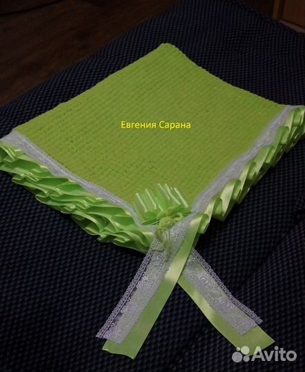 Детские вязаные пледы