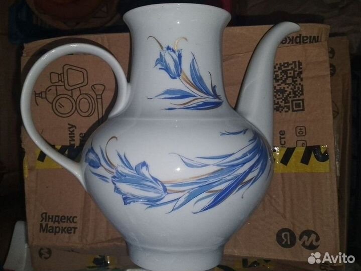 Ilmenau (ильменау) чайник доливной, фарфор ГДР