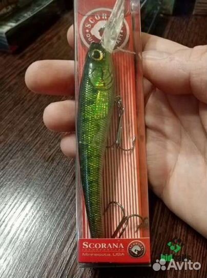 Воблеры Scorana Slash Min 100F 100mm 15g