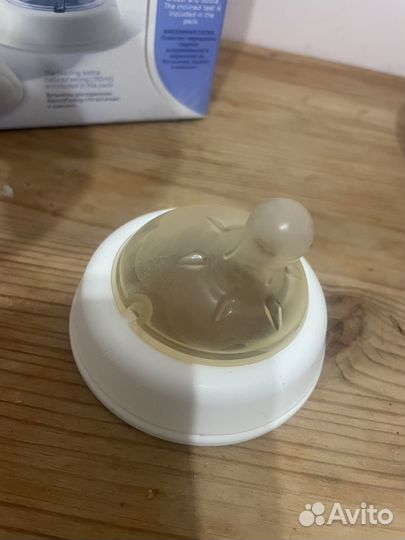 Молокоотсос ручной с бутылочкой Chicco