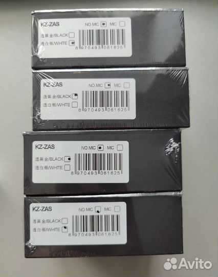 Наушники KZ ZAS запечатанные