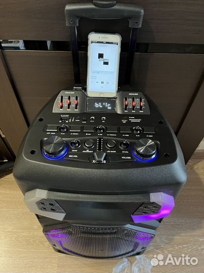 Колонка с караоке комбик 800w