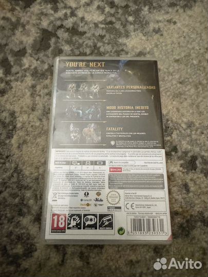 Диски на nintendo switch Mortal Kombat 11