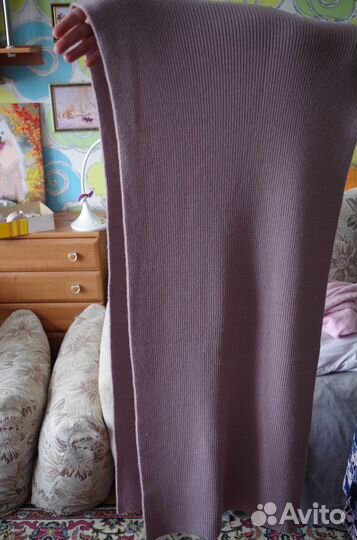 Палантин и шапка-берет зимние комплект