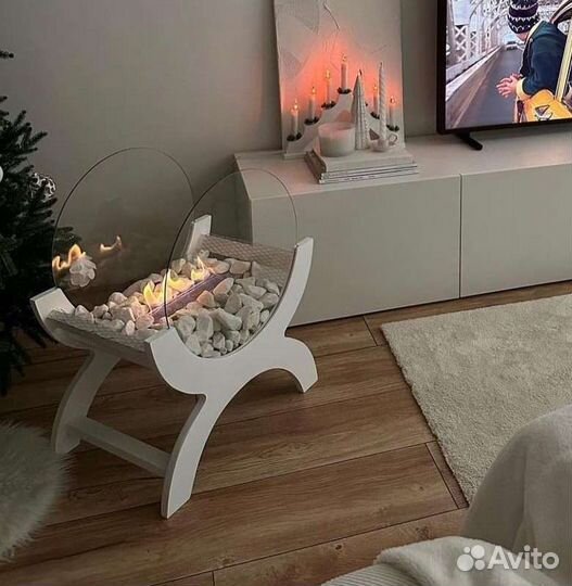 Биокамин камин напольный новый + сборка бесплатно