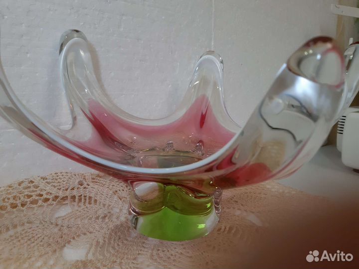 Ваза цветное стекло