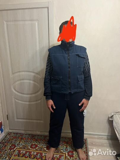 Куртка ватники и жилет для рыбалки зимой