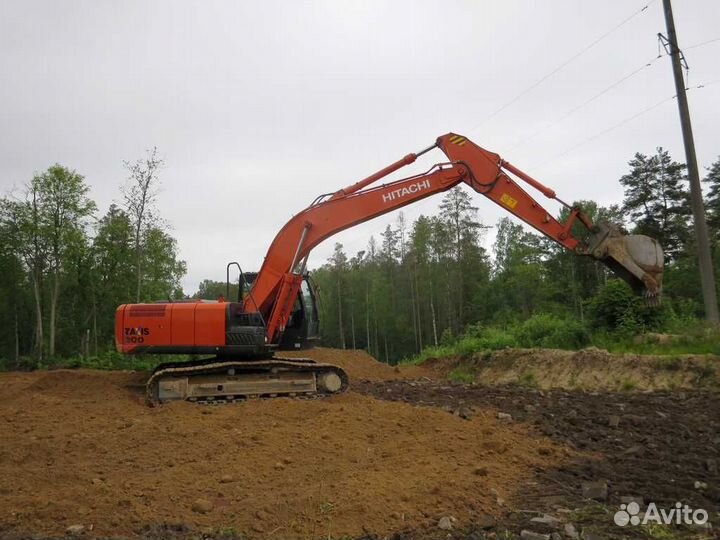 Гусеничный экскаватор Hitachi ZX200-5G, 2021