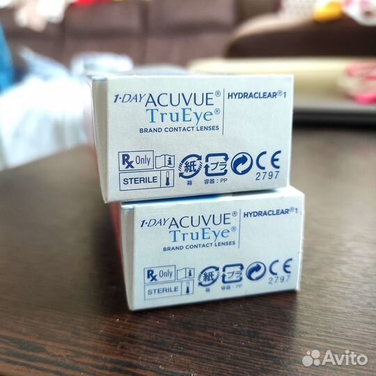 Контактные линзы acuvue TruEye / 8.5 / -4.25