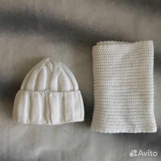 Новый комплект шапка и шарф