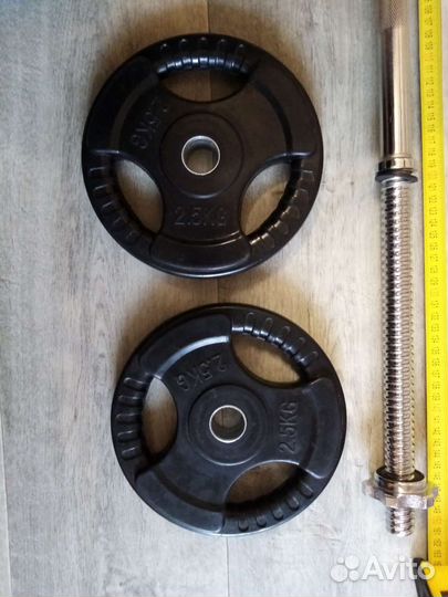 Штанга гриф блины бу
