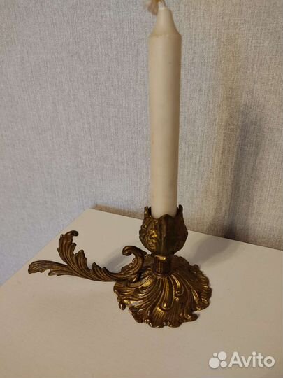 Подсвечники винтаж латунь