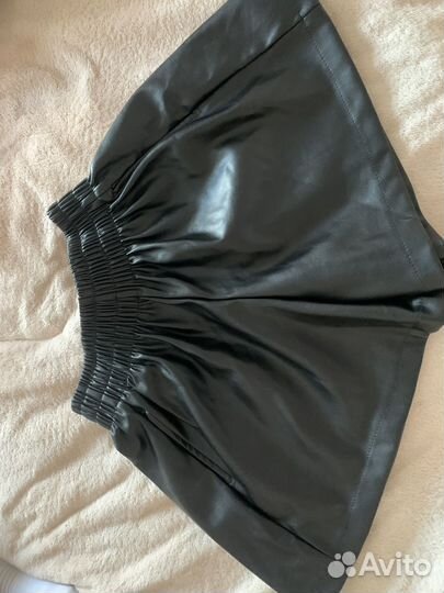 Шорты коженые женские