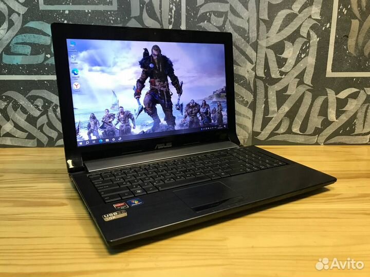 Отличный ноутбук Asus 2видеокарты/6gb/SSD+HDD