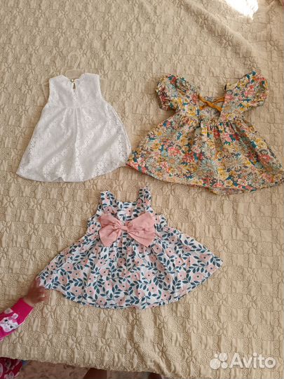 Платья для девочки 74-80