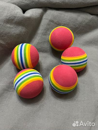 Игрушка для кошек мягкие шарики для котят