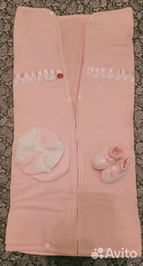 Конверт на выписку весенний для девочки. торг