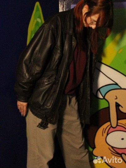 Кожаная куртка винтаж