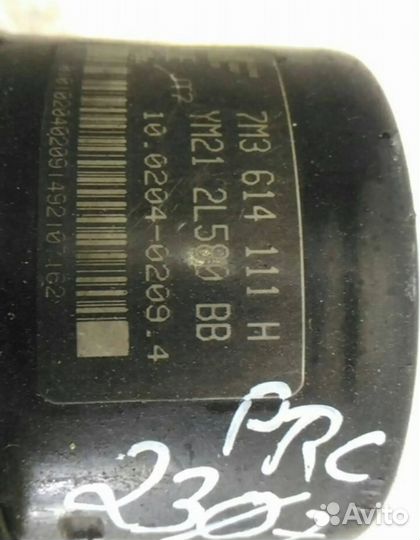 Блок абс 7M3614111H Seat Alhambra (Mk1) 1996-2010 года