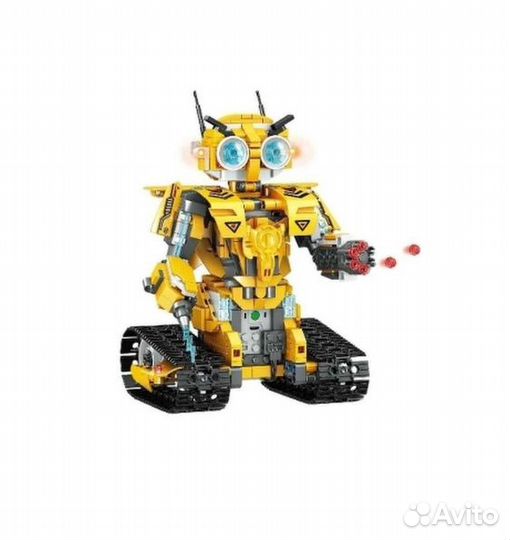 Конструктор Желтый Робот на радиоуправлении