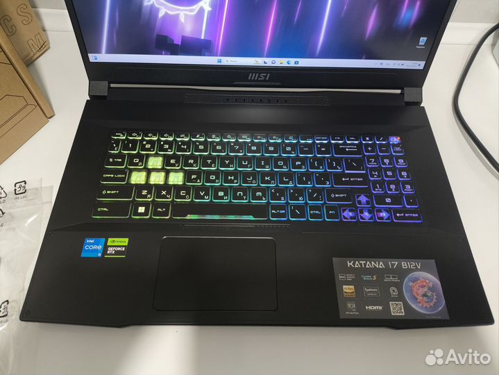 Msi Katana 17 RTX4060 (8Gb), I5-12450H как новый