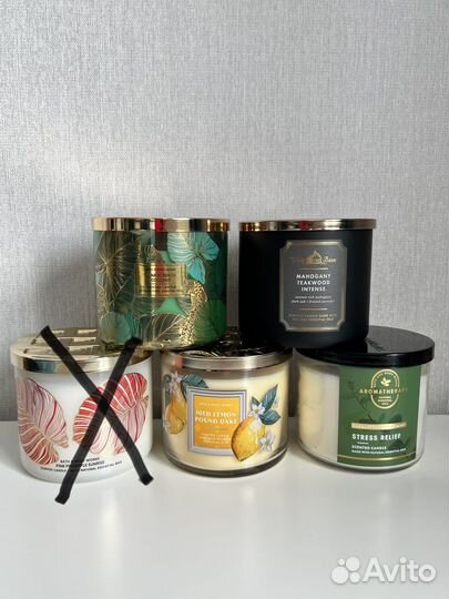 Свеча трехфитильная Bath and body works