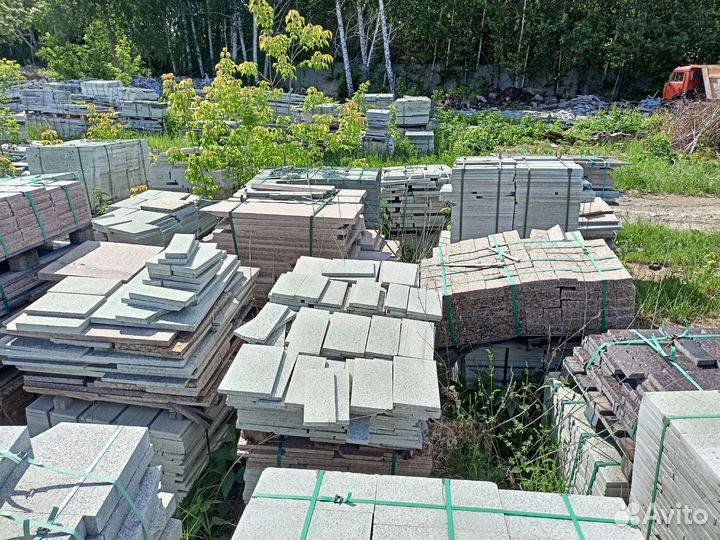Обрезь из уральских гранитов