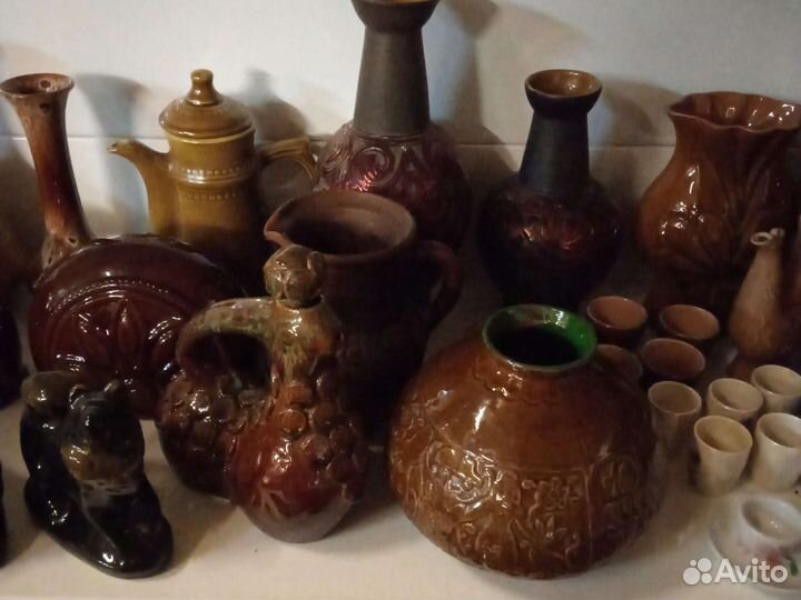 Стеклянная и керамическая утварь