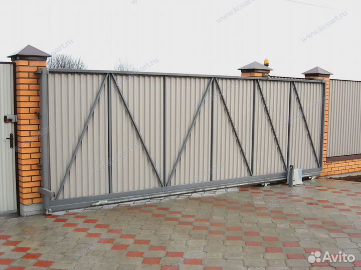 Кованые ворота автоматические в Москве