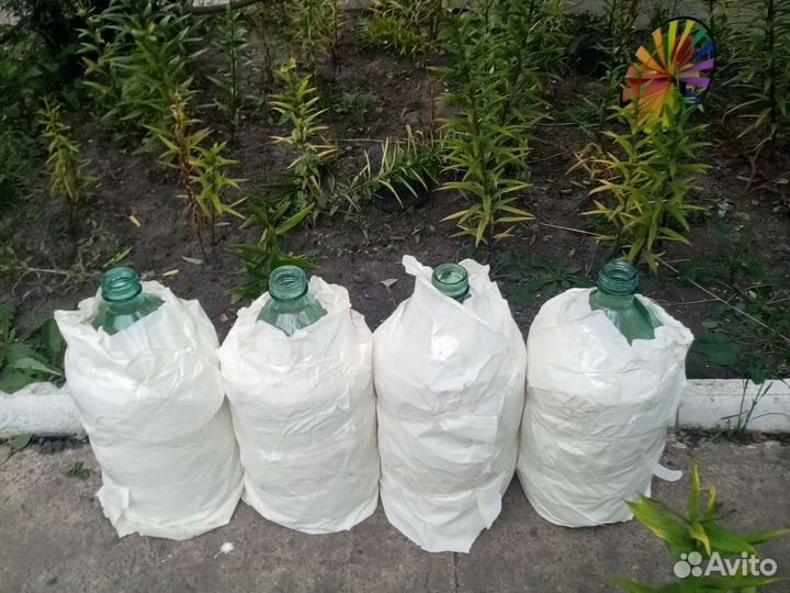 Бутыли стеклянные СССР 10,20,50 литров трасса М4