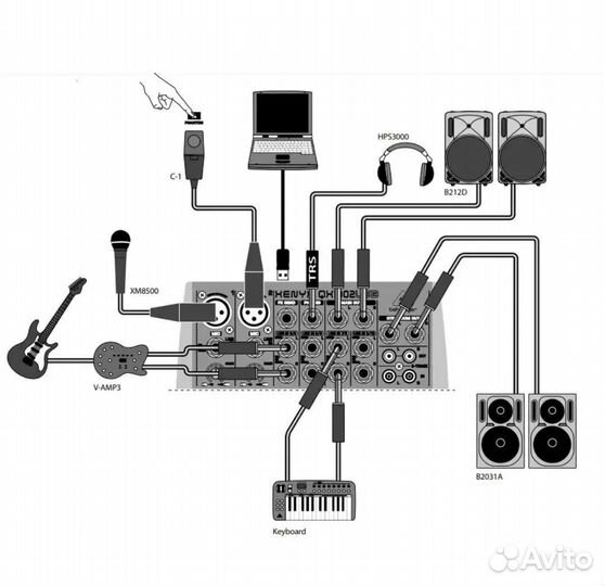 Микшер Behringer QX1002USB, QX1202USB