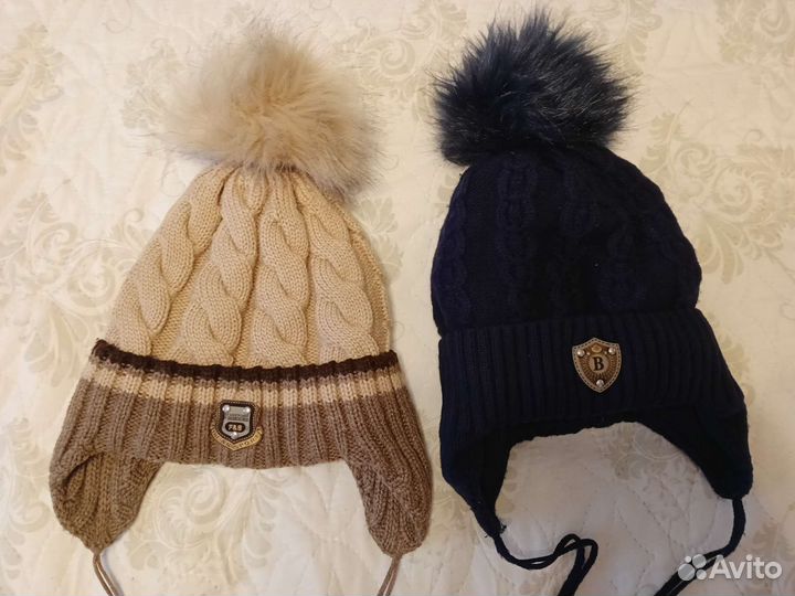 Шапка для мальчика утепленная