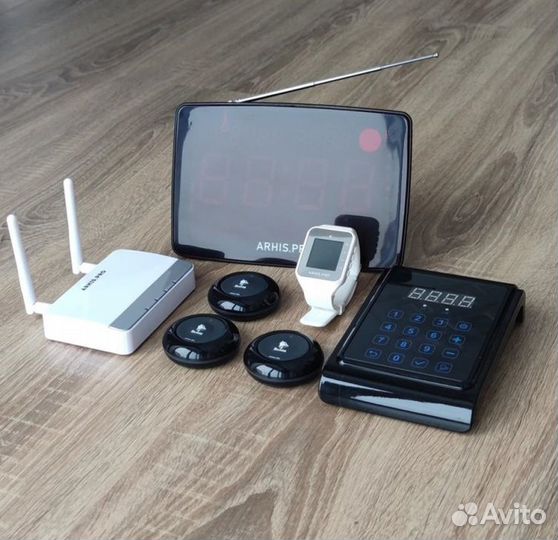 Кнопка вызова официанта, персонала беспроводная