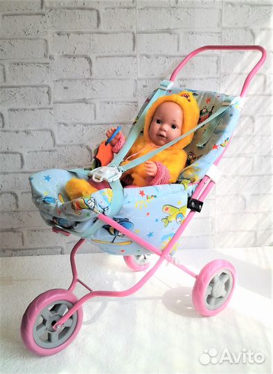 Пупс demi star, коляска