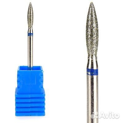 Фреза пламя алмазная 2,3Х8 новые