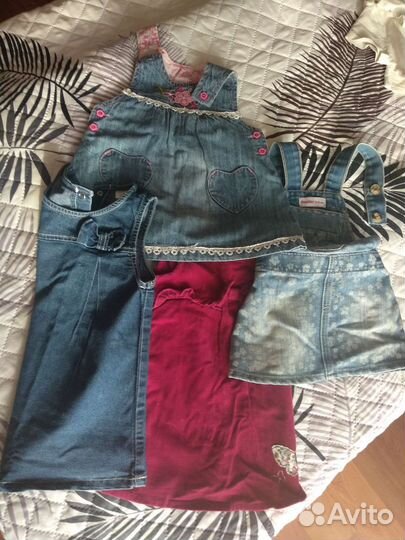 Вещи пакетом на девочку,6-12 мес