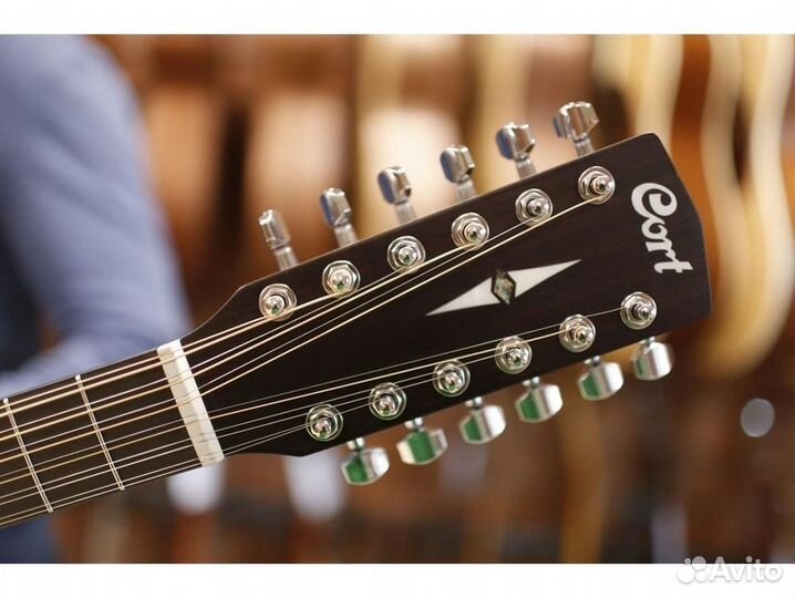 Cort Earth70-12-OP-wbag Акустическая гитара 12-стр