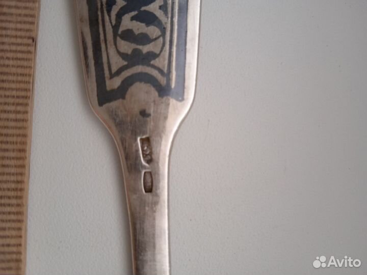 Ложка столовая серебро