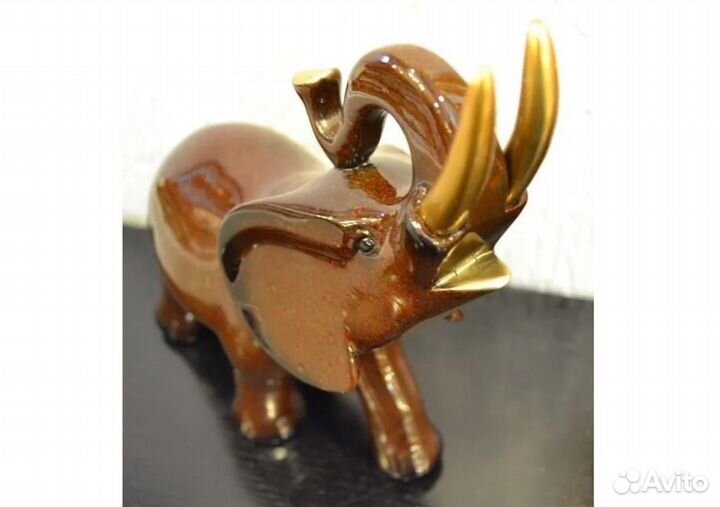 184632 Статуэтка Авторская работа Мраморный слон