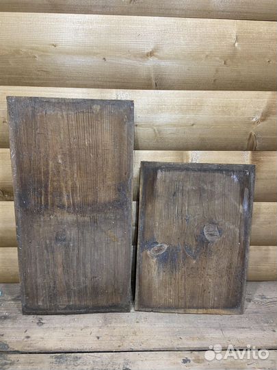 Пара Филенок Деревянные Резные