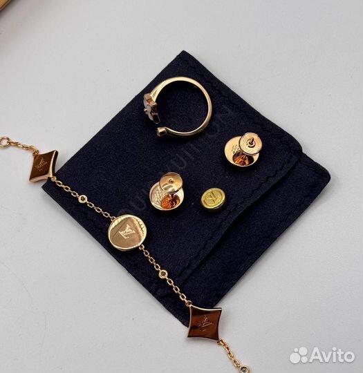 Серьги louis vuitton