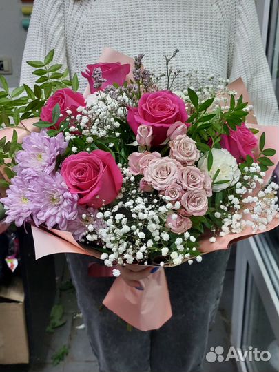 Букет из гипсофилы